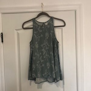Sleeveless Floral Top